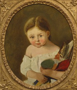 La plus jeune fille de M. Edouard Delalain, vers 1845-50 - Jean Baptiste Camille Corot