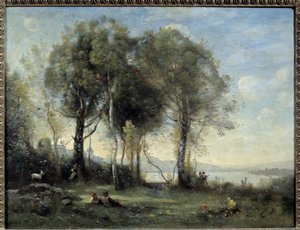 Les chèvres de Castel Gondolfo - Jean Baptiste Camille Corot