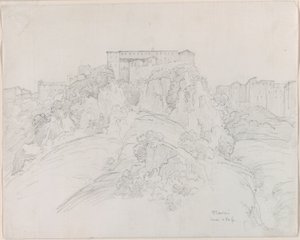 Vue de Narni - Jean Baptiste Camille Corot