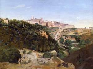 Volterra, 1834 - Jean Baptiste Camille Corot