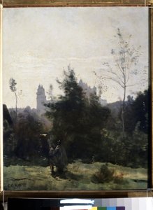 Vue du château de Pierrefonds dans l