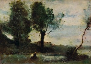 Ramasseurs de bois, vers 1865, 1913 - Jean Baptiste Camille Corot