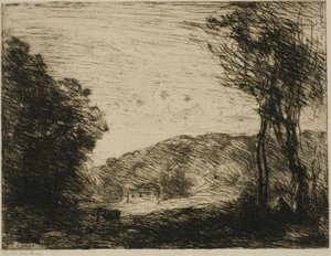Paysage boisé - Jean Baptiste Camille Corot