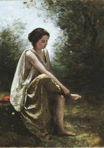 Eurydice blessée - Jean Baptiste Camille Corot