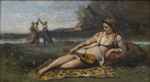 Jeunes filles de Sparte, 1868-1870 - Jean Baptiste Camille Corot