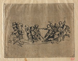 Bacchanale avec Enfants et Chariot - Jean Baptiste Carpeaux