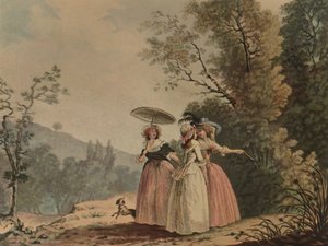 La Grâces Parisiennes au Bois de Vincennes, 1790, 1913 - Jean Baptiste Chapuy