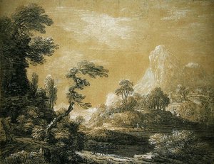 Paysage classique - Jean Baptiste Claude Chatelain