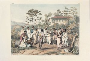 Groupe de danseurs noirs, illustration de 