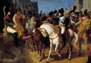 Napoléon Ier décorant à Tilsit le grenadier Lazareff de la croix de la Légion d