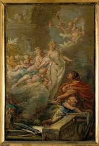 Pygmalion et Galatée Esquisse