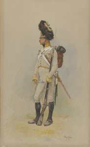 Un grenadier debout de la Garde municipale, 1891 - Jean Baptiste Edouard Detaille