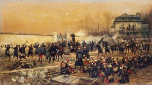 La Défense de Champigny, 1879 - Jean Baptiste Edouard Detaille