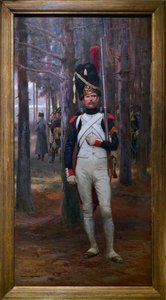 Le factionnaire, vers 1900 - Jean Baptiste Edouard Detaille
