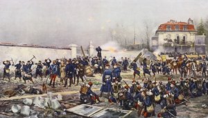 La défense de Champigny - Jean Baptiste Edouard Detaille