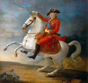 Portrait équestre du roi Louis XVI - Jean Baptiste Francois Carteaux