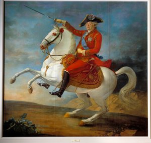 Portrait équestre de Louis XVI - Jean Baptiste Francois Carteaux