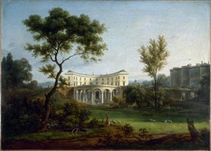 La maison de Beaumarchais et la Bastille, vers 1788