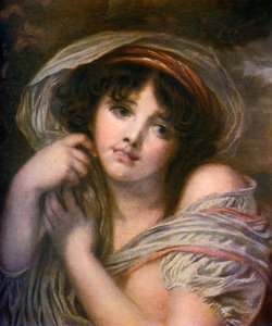 Une fille, fin du 18ème siècle - Jean Baptiste Greuze