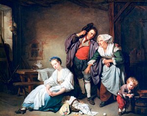 Œufs cassés, 1756 - Jean Baptiste Greuze