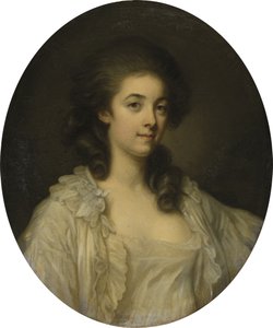 French: Portrait de Madame de Champcenetz Portrait of Madame de Champcenetz - Jean Baptiste Greuze