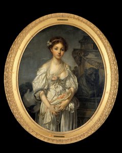 La cruche cassée. Peinture de Jean Baptiste Greuze, 18e siècle