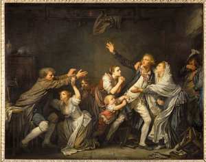La malediction paternelle … - Jean Baptiste Greuze