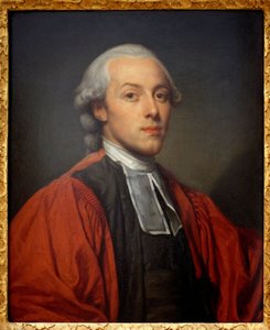Portrait de Charles Paul Jean Baptiste de Bourgevin de Vialart de Saint Morys (1772-1817), conseiller à la Grand-Chambre du Parlement de Paris. Peinture par Jean Baptiste Greuze (1725-1805), huile sur bois. Art français
