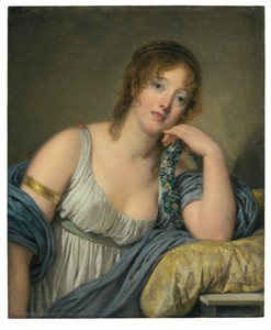 Portrait de Jeanne Philiberte Ledoux (1767-1840), mi-longueur - Jean Baptiste Greuze