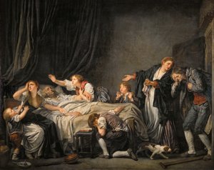 La Malédiction du père : Le fils puni - Jean Baptiste Greuze