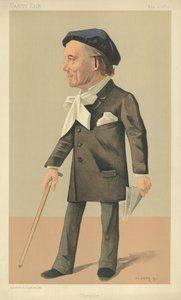 M Victorien Sardou, Thermidor, 2 mai 1890, caricature de Vanity Fair - Jean Baptiste Guth