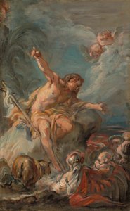 Saint Jean-Baptiste prêchant dans le désert - Jean Baptiste Henri Deshays