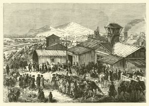 Poste de traite russe à Kashgar - Jean Baptiste Henri Durand Brager