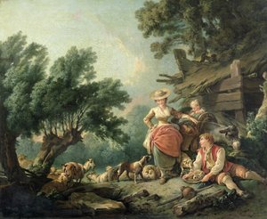 Scène pastorale