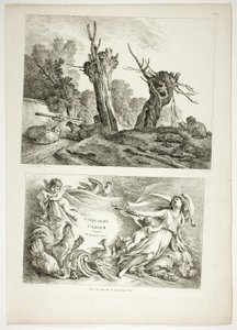 Planche 25 de 38 des Œuvres de J. B. Huet - Jean Baptiste Huet