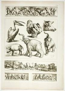 Planche 34 de 38 de Oeuvres de J. B. Huet - Jean Baptiste Huet