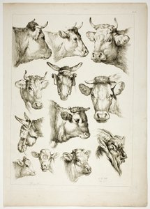 Planche 35 de 38 des Œuvres de J. B. Huet - Jean Baptiste Huet