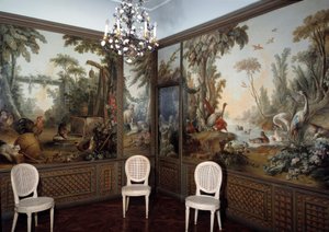 Vue du salon Demarteau décoré par Jean Baptiste Huet (1745-1811) - Jean Baptiste Huet