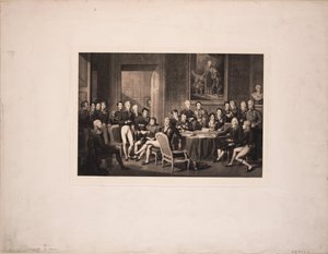 Le Congrès de Vienne, vers 1815