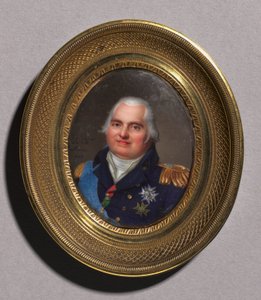 Portrait de Louis XVIII, 1822 - Jean Baptiste Jacques Augustin