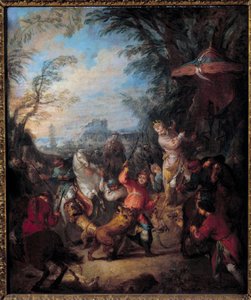 Chasse chinoise Peinture par Jean Baptiste Pater