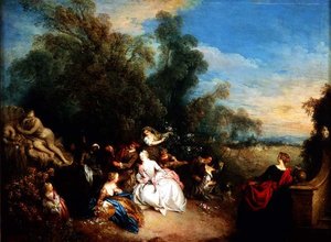 Détente à la campagne - Jean Baptiste Joseph Pater