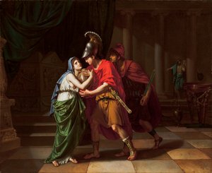 Électre recevant les cendres de son frère, Oreste - Jean Baptiste Joseph Wicar