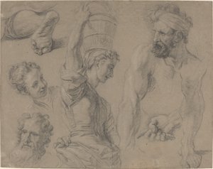 Étude pour la pêche miraculeuse (?) - Jean Baptiste Jouvenet
