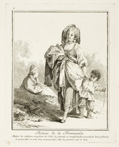 Return Walk, plate four from Suite de Divers Habillements de Peuples du Nord
