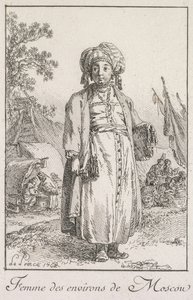 Femme de la banlieue de Moscou