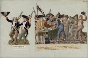 Le départ des volontaires pour les armées révolutionnaires, vers 1793 - Jean Baptiste Lesueur