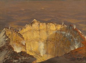 Cratère du Popocatépetl, 1833 - Jean Baptiste Louis Gros