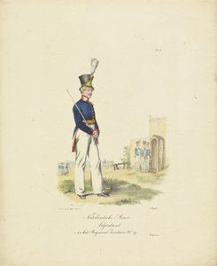 Adjudant du régiment suisse, 1820-1825