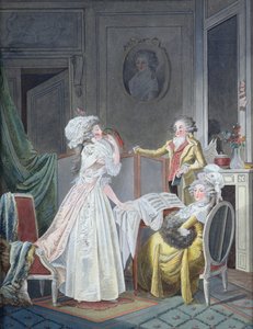 Embrasser la perruche - Jean Baptiste Mallet